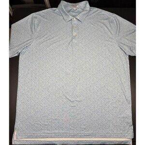 Peter Millar Polo Shirt Mens XXL Lizard King Summer Comfort Golf Performance